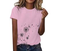 Camisetas de manga corta para mujer, con texto en inglés "My Son in Law is Favorite Children", para el día de mamá, para el verano, rosa claro, XL
