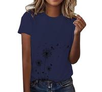 Camisetas de manga corta para mujer, con texto en inglés "My Son in Law is Favorite Children", para el día de mamá, para el verano, azul, XXL