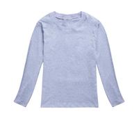 Camisetas de manga larga para niñas, para otoño, verano, holgadas, lindas camisetas de color liso, estilo casual, de moda, para turista, camisetas para niños y niñas, gris, 2-3 años