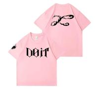 Camisetas De Moda Álbum DO IT Camisas Camisa Casual De Algodón For Hombres Y Mujeres(Pink,M)