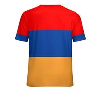 Camisetas De Mujer con Estampado De La Bandera De Armenia Camisetas Gráficas Patrióticas De Moda Cuello Redondo Manga Corta Básicas De Verano Corte Holgado Camisetas De Talla Grande para Mujer