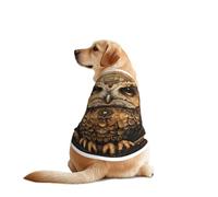 Camisetas de perro con estampado de búhos creencias para mascotas, chaleco suave y transpirable, ligero, elástico, para perros medianos