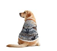 Camisetas de perro con estampado de búhos creencias para mascotas, chaleco suave y transpirable, ligero, elástico, para perros medianos