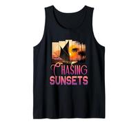 Camisetas de Regalo para Amantes de la Playa Sunsets Camiseta sin Mangas