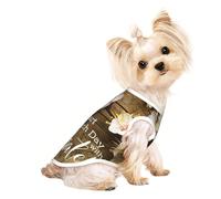Camisetas de ropa para perros pequeños con estampado de citas inspiradoras, transpirables, para cachorros, gatitos, perros y gatos