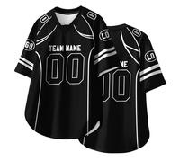 Camisetas de Rugby Personalizadas con Nombre, número y Logotipo para Adultos, jóvenes y preescolares. Camisetas de fútbol Americano Personalizadas de Manga Corta. A06