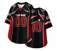 Camisetas de Rugby Personalizadas con Nombre, número y Logotipo para Adultos, jóvenes y preescolares. Camisetas de fútbol Americano Personalizadas de Manga Corta. A31