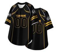 Camisetas de Rugby Personalizadas con Nombre, número y Logotipo para Adultos, jóvenes y preescolares. Camisetas de fútbol Americano Personalizadas de Manga Corta. A07