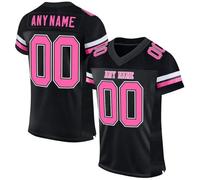 Camisetas de Rugby Personalizadas con Nombre y número para Adultos, jóvenes y preescolares. Camisetas de fútbol Americano Personalizadas de Manga Corta. B04