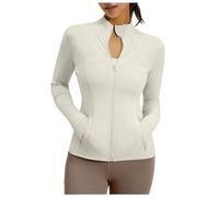 Camisetas de Senderismo for Exteriores, con Bolsillos y Cremallera, for Yoga, for Invierno otoño, for Deportes, Manga Larga, Ajustadas, Secado rápido, for Correr Gimnasio para Fitness Yoga(Color5,L)