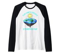 Camisetas de Tierra Plana - La Tierra es Plana y Todo en cuestión Camiseta Manga Raglan