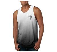 Camisetas de Tirantes Hombre Camiseta Deportiva para Color sólido Casual Playa Músculo T-Shirt diseño gráfico Sol y Sal Arena Culturismo Entrenamiento Vacaciones 2025