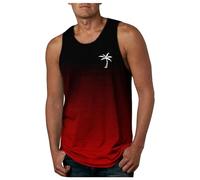 Camisetas de Tirantes Hombre Camiseta Deportiva para Color sólido Casual Playa Músculo T-Shirt diseño gráfico Sol y Sal Arena Culturismo Entrenamiento Vacaciones 2025