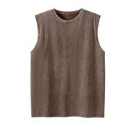 Camisetas de Tirantes Hombre Gym, Camiseta de Tirantes Hombre Básica de Verano Chaleco Suelto Corte para Talla Grande