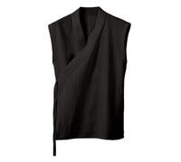 Camisetas De Tirantes Hombre Playa Elástica Compresión Deportiva Entrenamiento Culturismo Camiseta Sin Mangas Lino Japonés para Diseño Sólido y Moderno con Corte Holgado Uso Diario Ocasiones Casuales