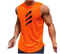 Camisetas de Tirantes Hombre Verano Camiseta sin Mangas Diario Deportivo Gym Secado rápido Transpirable Color sólido Casual Chandal Tank Top Playa T-Shirt básica tee Chaleco Talla Grande 2025