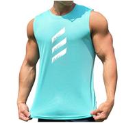 Camisetas de Tirantes Hombre Verano Camiseta sin Mangas Diario Deportivo Gym Secado rápido Transpirable Color sólido Casual Chandal Tank Top Playa T-Shirt básica tee Chaleco Talla Grande 2025