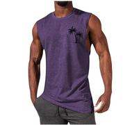 Camisetas de Tirantes Hombre Verano Camiseta sin Mangas Moda Diario Casual Deportivo Gym Original Estampado Coco Hawaiano Chandal Tank Top Playa T-Shirt básica tee Chaleco Talla Grande 2025