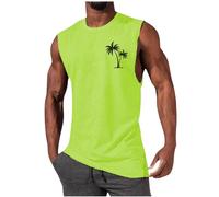 Camisetas de Tirantes Hombre Verano Camiseta sin Mangas Moda Diario Casual Deportivo Gym Original Estampado Coco Hawaiano Chandal Tank Top Playa T-Shirt básica tee Chaleco Talla Grande 2025