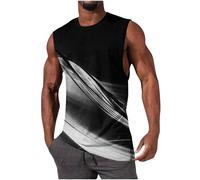 Camisetas de Tirantes Hombre Verano Casual Camiseta sin Mangas Deportivas Moda Gym Jogging Estampado Suelto Chandal Fitness Tank Top Playa Músculo T-Shirt básica tee Talla Grande 2025