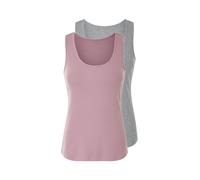 Camisetas de tirantes pack 2 para mujer - Gris . Talla Rosa#Tallas:S (38/40)