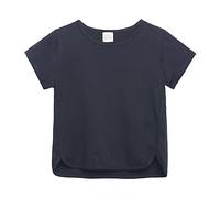 Camisetas de verano para niños 110, cuello redondo tops hombres camisetas suaves monocolor camisas de manga corta para niños cómoda camiseta transpirable algodón macarrón envolvente para bebés de 1 a