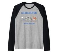 Camisetas de viaje de despedida de soltera de Charleston South Carolina Gifts Camiseta Manga Raglan