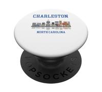 Camisetas de viaje de despedida de soltera de Charleston South Carolina Gifts PopSockets PopGrip Adhesivo