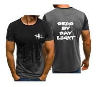 Camisetas Deporte Hombre Dead Day.lig-ht, Ropa Deportiva Hombre de Manga Corta, Ropa Deportiva Hombre Transpirable(Gray,L)