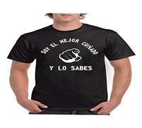 Camisetas divertidas Child Mejor cuñado y lo Sabes - para Hombre Camisetas Talla Large Color Negro