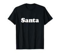 Camisetas Divertidas con Frase de una Palabra Que Dice Papá Noel Camiseta
