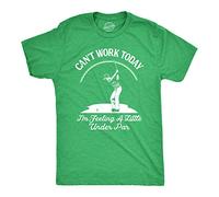 Camisetas divertidas de golf para hombre, diseño de “Best Dad by Par” y otros gráficos, camisetas de golf para papás, X-Large