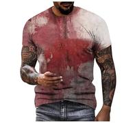 Camisetas divertidas de Halloween con texto en inglés "I am Fine Movie Halloween Scary Halloweenshirt I am Fine" (texto en inglés), azul, 4XL