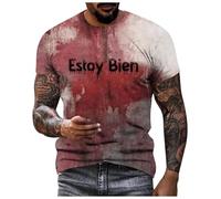 Camisetas divertidas de Halloween con texto en inglés "I am Fine Movie Halloween Scary Halloweenshirt I am Fine" (texto en inglés), blanco, XL