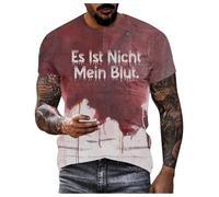 Camisetas divertidas de Halloween con texto en inglés "I'm Fine It's Not My Blood Scary", regalo 5X grande de película de Halloween, disfraz de payaso, ropa de sangre, camiseta con estampado