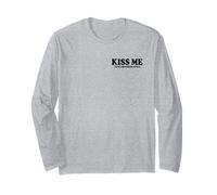 Camisetas Divertidas Kiss ME I'm Desperate Manga Larga