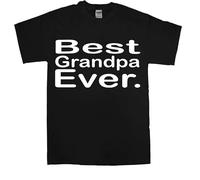 Camisetas divertidas para hombre, camisetas novedosas, ropa de broma, camiseta de fiesta de cumpleaños, regalo 3, Best Grandpa Ever, XXL