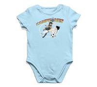 Camisetas EGB Body Bebé Campeones - Oliver Y Benji - Ochenteras 80´s Retro Comic Tallas Especiales (Azul, 3 Meses)