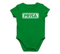 Camisetas EGB Body Bebé PRYCA Ochenteras 80´s Retro Comic Tallas Especiales (Verde, 12 Meses)