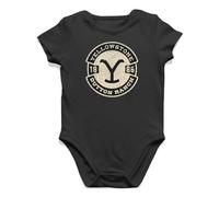 Camisetas EGB Body Bebé Yellowstone - Rancho Dutton - Ochenteras 80´s Retro Comic Tallas Especiales (Negro, 9 Meses)