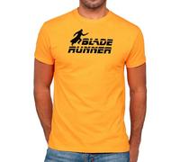 Camisetas EGB Camiseta Adulto/Niño Blade Runner Ochenteras 80´s Retro Comic Tallas Especiales (Melocotón, XXL)