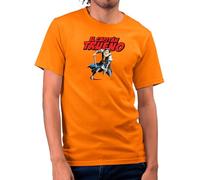 Camisetas EGB Camiseta Adulto/Niño Capitán Trueno - Ochenteras 80´s Retro Comic Tallas Especiales (Naranja, L)