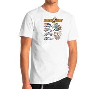 Camisetas EGB Camiseta Adulto/Niño Coche Inspector Gadget - Ochenteras 80´s Retro Comic Tallas Especiales (Blanco, 5-6 años)