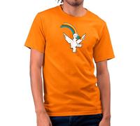 Camisetas EGB Camiseta Adulto/Niño Curro - Expo 92 - Ochenteras 80´s Retro Comic Tallas Especiales (Naranja, XL)