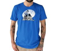 Camisetas EGB Camiseta Adulto/Niño Curro Jiménez Ochenteras 80´s Retro Comic Tallas Especiales (Azul, XXL)