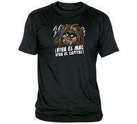 Camisetas EGB Camiseta Adulto/Niño Espinete Barrio Sésamo ochenteras 80´s Retro Comic Tallas Especiales (4XL, Negro)