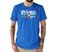 Camisetas EGB Camiseta Adulto/Niño Los Pitufos Ochenteras 80´s Retro Comic Tallas Especiales (Azul, S)