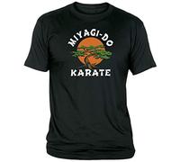 Camisetas EGB Camiseta Adulto/niño Miyagi Do Dojo Karate Kid ochenteras 80´s Retro (Negro, XL)