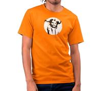 Camisetas EGB Camiseta Adulto/Niño Pippi Calzaslargas-2 - Ochenteras 80´s Retro Comic Tallas Especiales (Naranja, XXL)