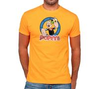 Camisetas EGB Camiseta Adulto/Niño Popeye-2 Ochenteras 80´s Retro Comic Tallas Especiales (Melocotón, L)